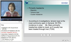 Headache with Acupuncture video course screenshot